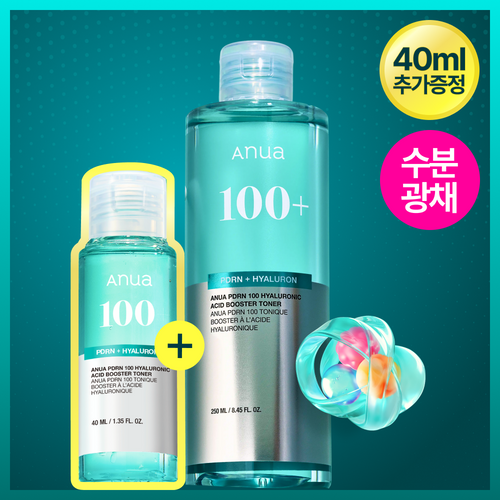 Anua PDRN 100 Hyaluronic Acid Booster Toner 250ml Set (+40ml)