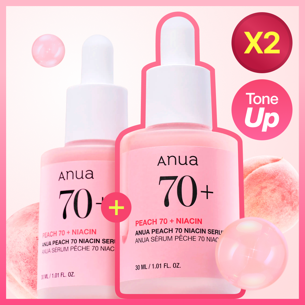 Anua Peach 70 Niacin Serum 30ml double set