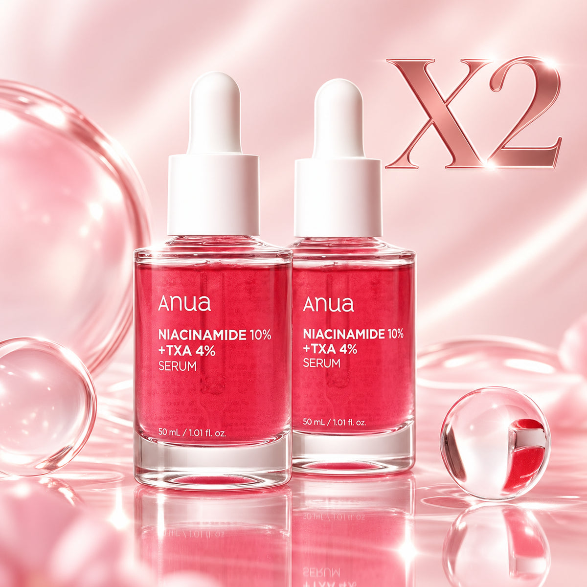 Anua Niacinamide 10 TXA 4 Dark Spot Correcting Serum 30ml*2ea