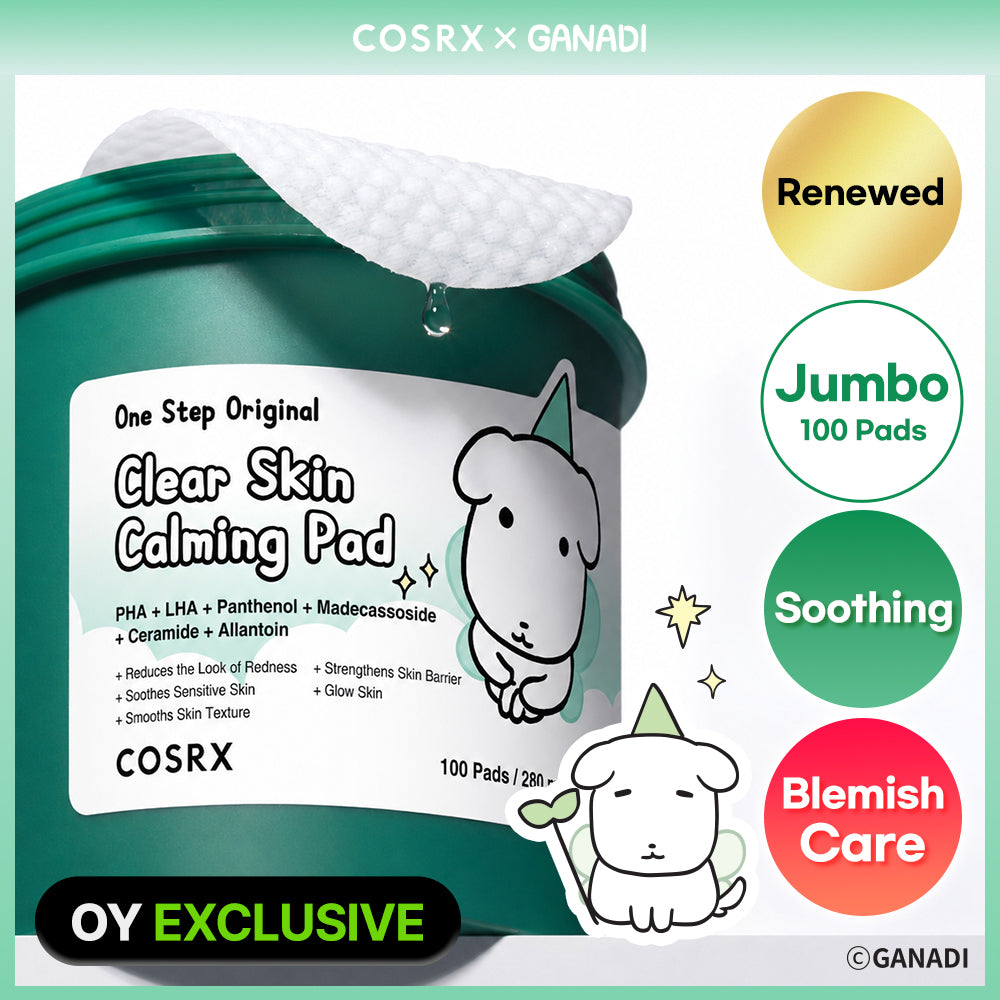 [GANADI EDITION] COSRX One Step Original Pad 100P (3 Options)