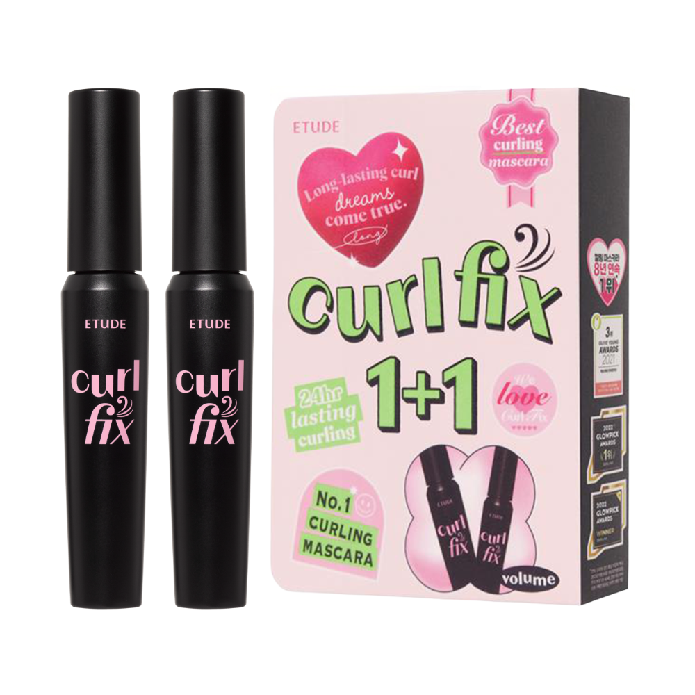 ETUDE Curl Fix Mascara 1+1 Set (5 Options)