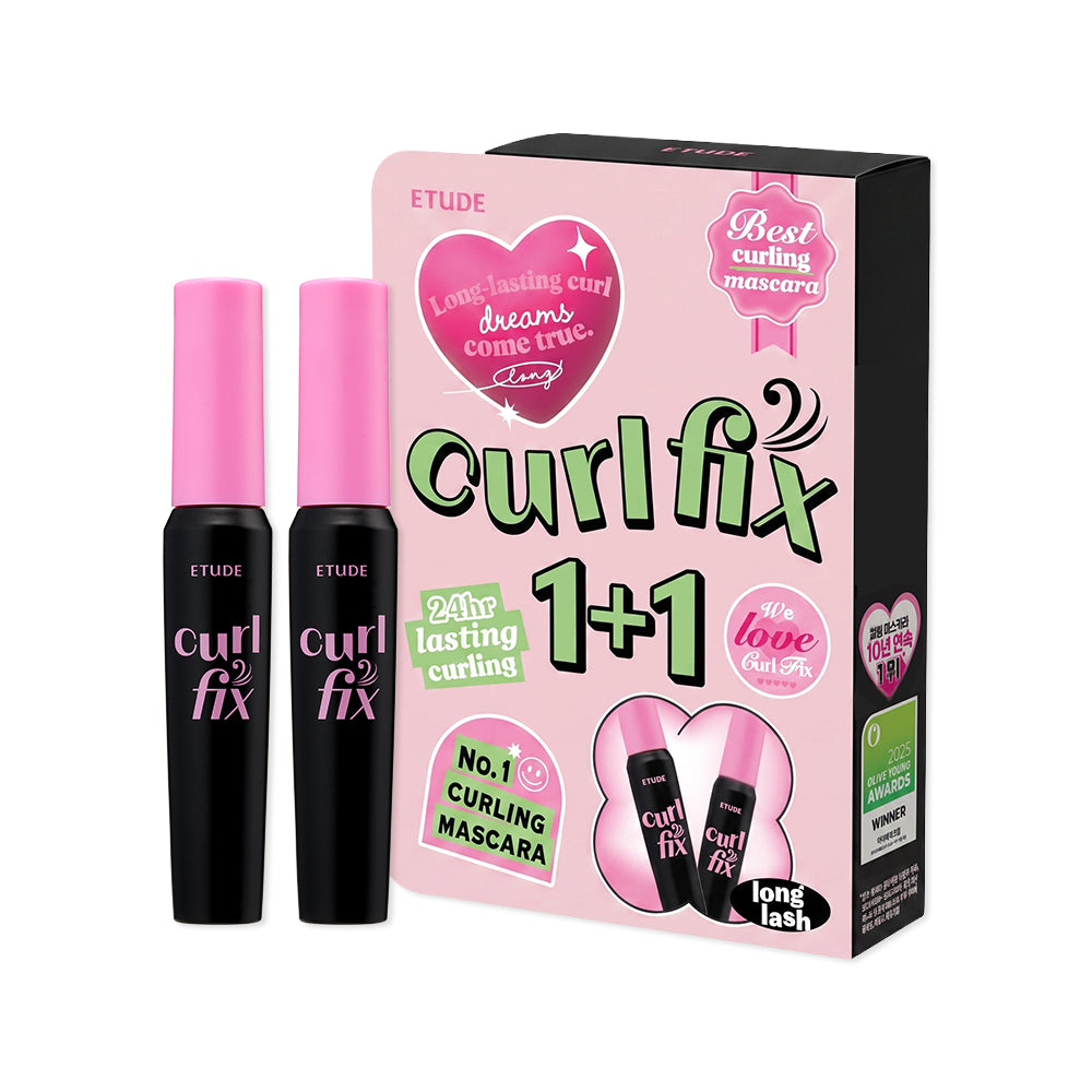 ETUDE Curl Fix Mascara 1+1 Set (5 Options)