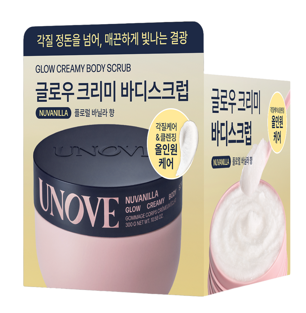 UNOVE Glow Creamy Body Scrub 300ml (#Nu Vanilla)