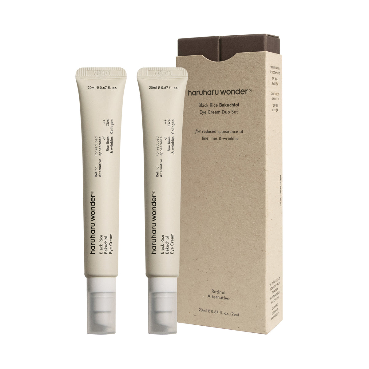 Haruharu wonder Black Rice Bakuchiol Eye Cream Duo