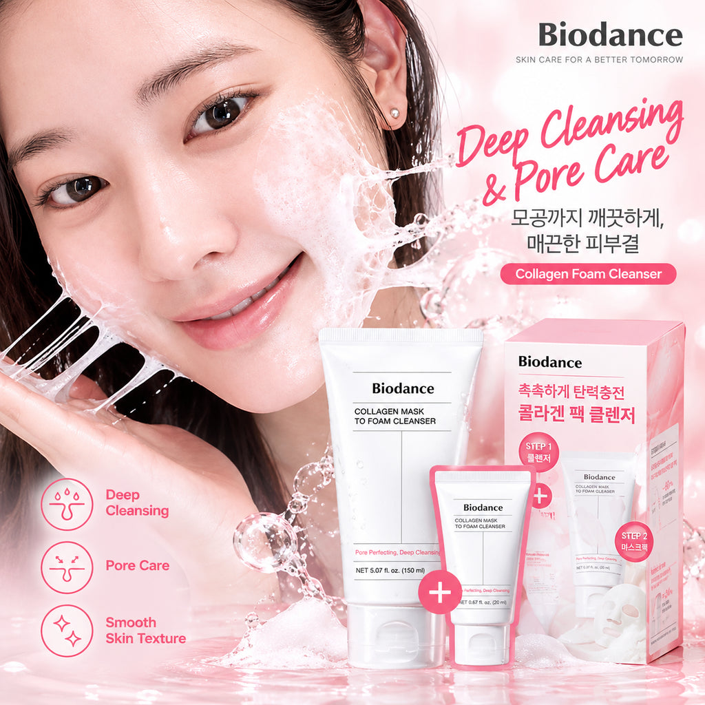 BIODANCE Collagen Mask To Foam Cleanser 150ml Coffret (+20ml)
