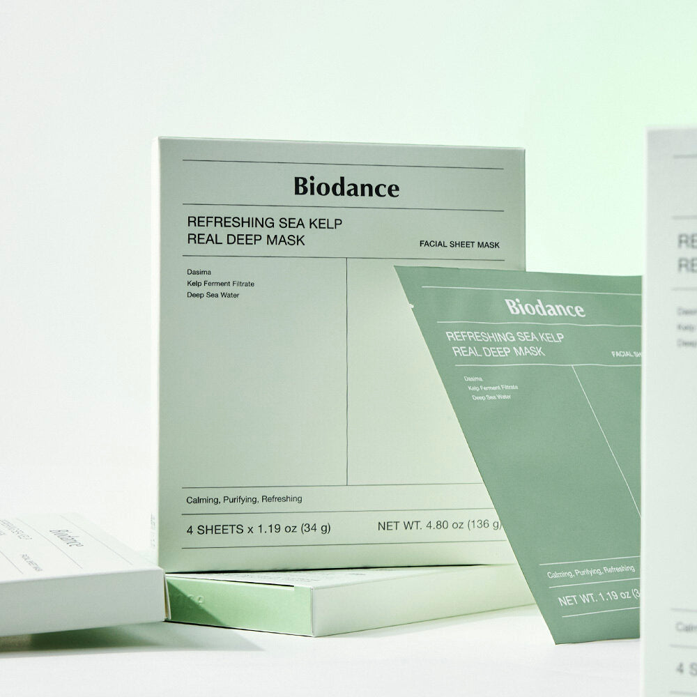 BIODANCE Refreshing Sea Kelp Real Deep Mask 4 Sheets