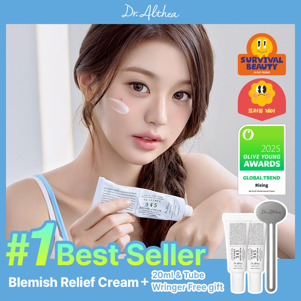 Dr. Althea 345 Relief Cream 50ml Coffret (+ 10ml x 2 + presse-tube)