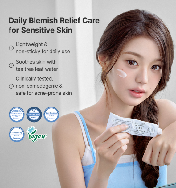 Dr. Althea 345 Relief Cream 50ml Set (+10ml*2ea+Tube Wringer)