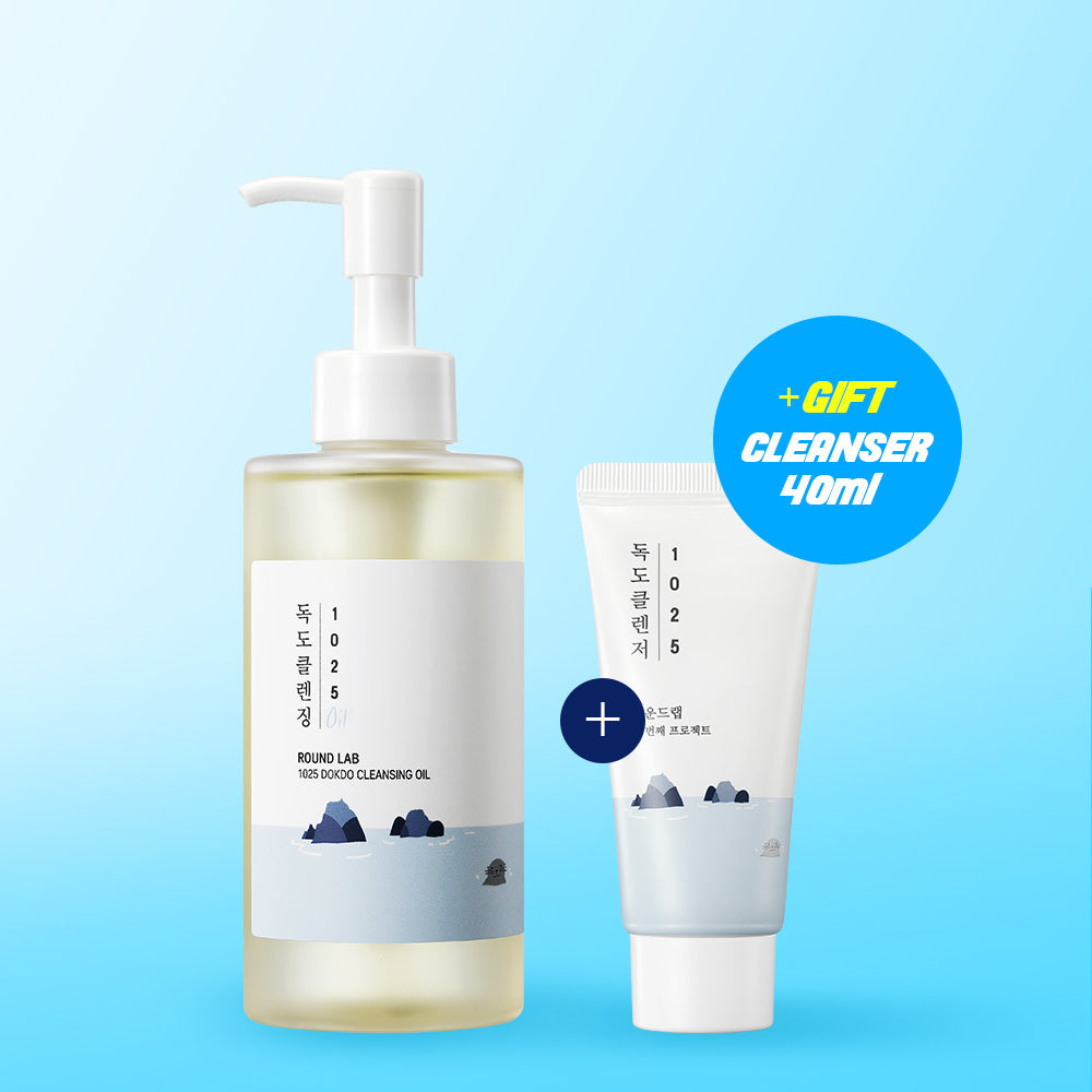 Round Lab 1025 Dokdo Cleansing Oil 200ml Coffret spécial (+ Dokdo Cleanser 40ml)
