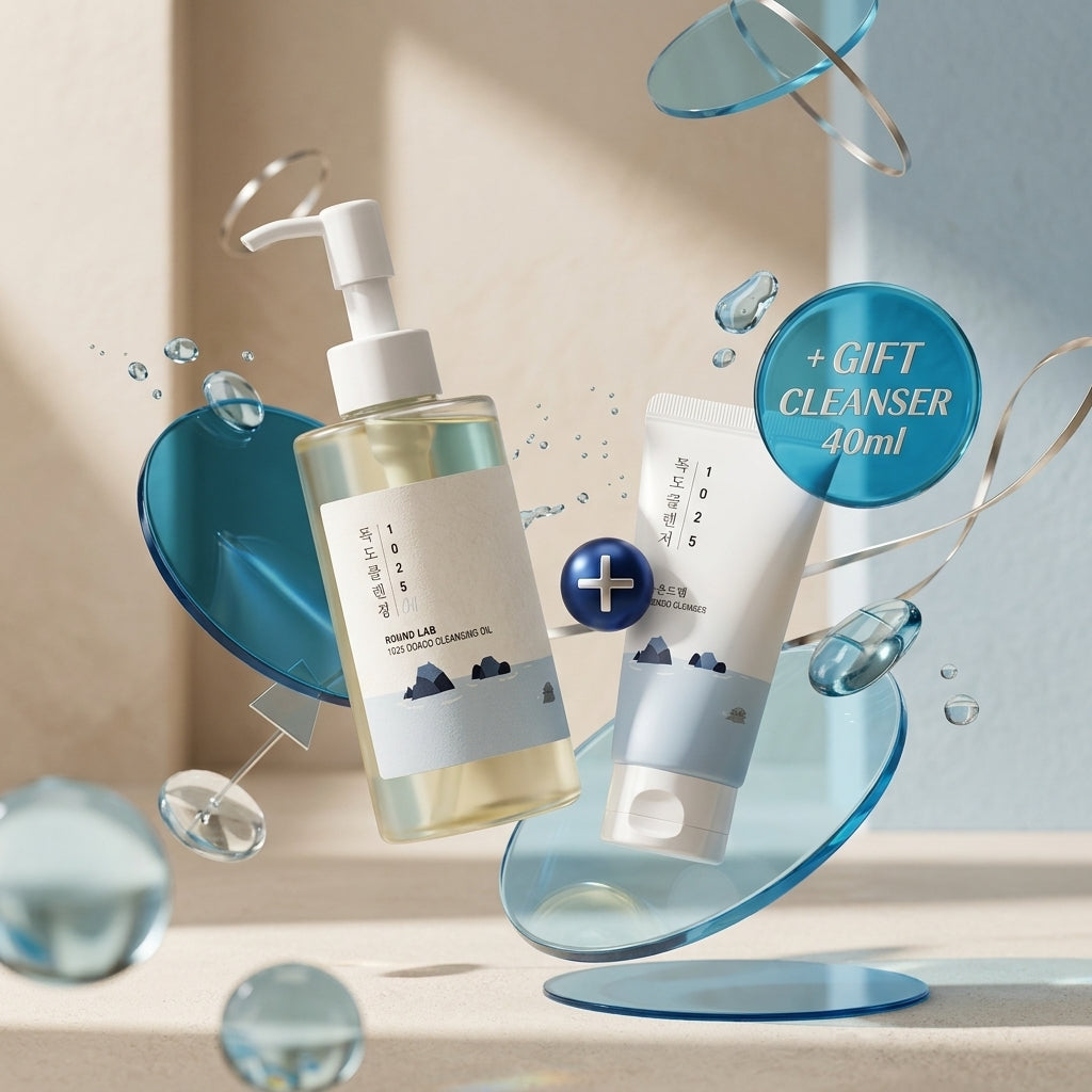 Round Lab 1025 Dokdo Cleansing Oil 200ml Special Set (+Dokdo Cleanser 40ml)