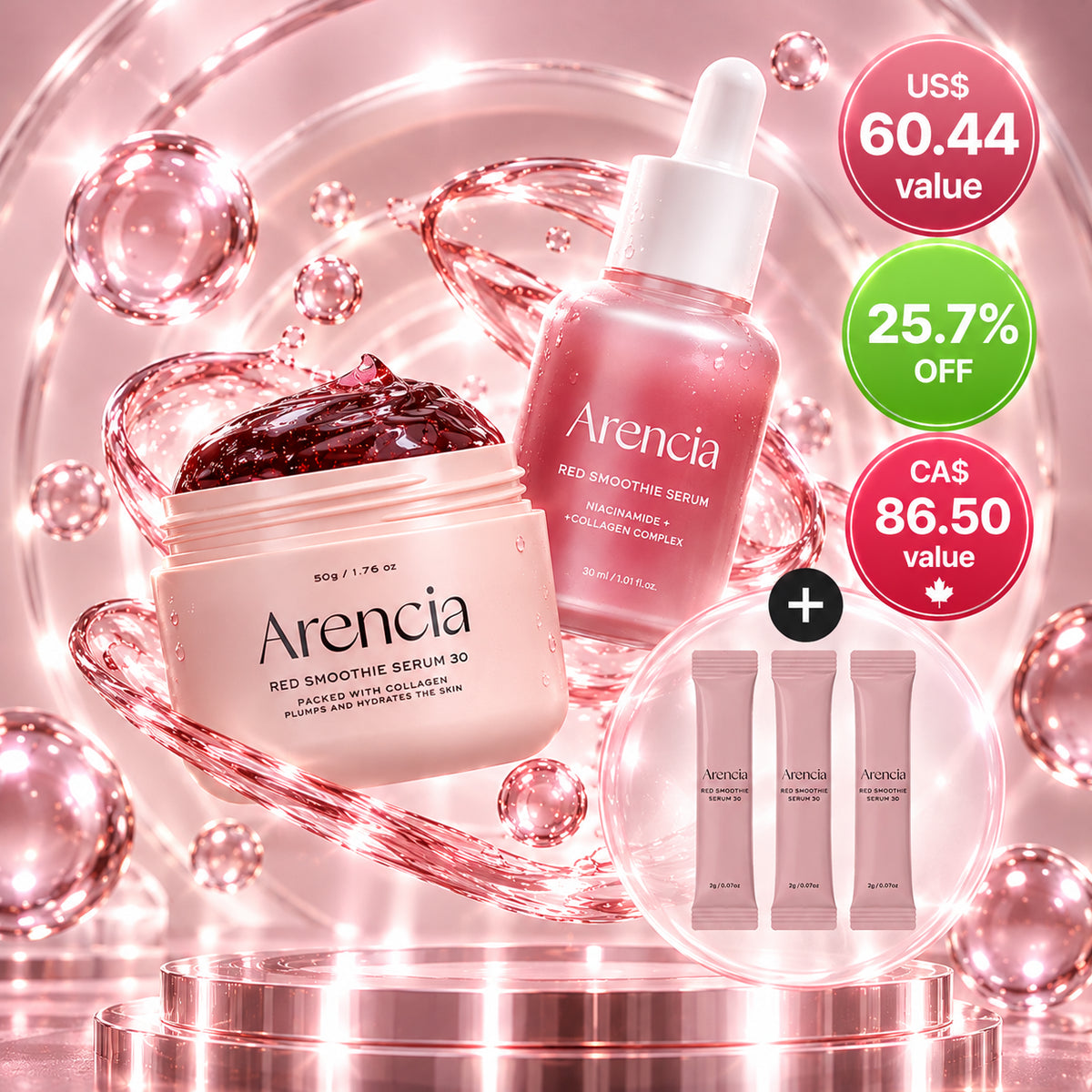 Arencia Overnight Pore-Tightening Duo