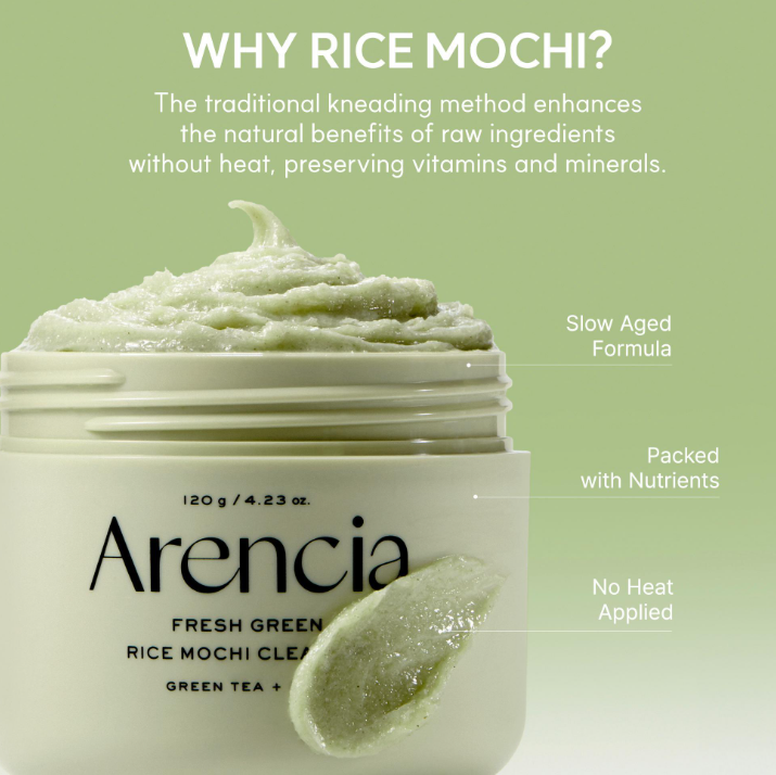 [Sanrio EDITION] Arencia Fresh Green Rice Mochi Cleanser 120g (2 Options)