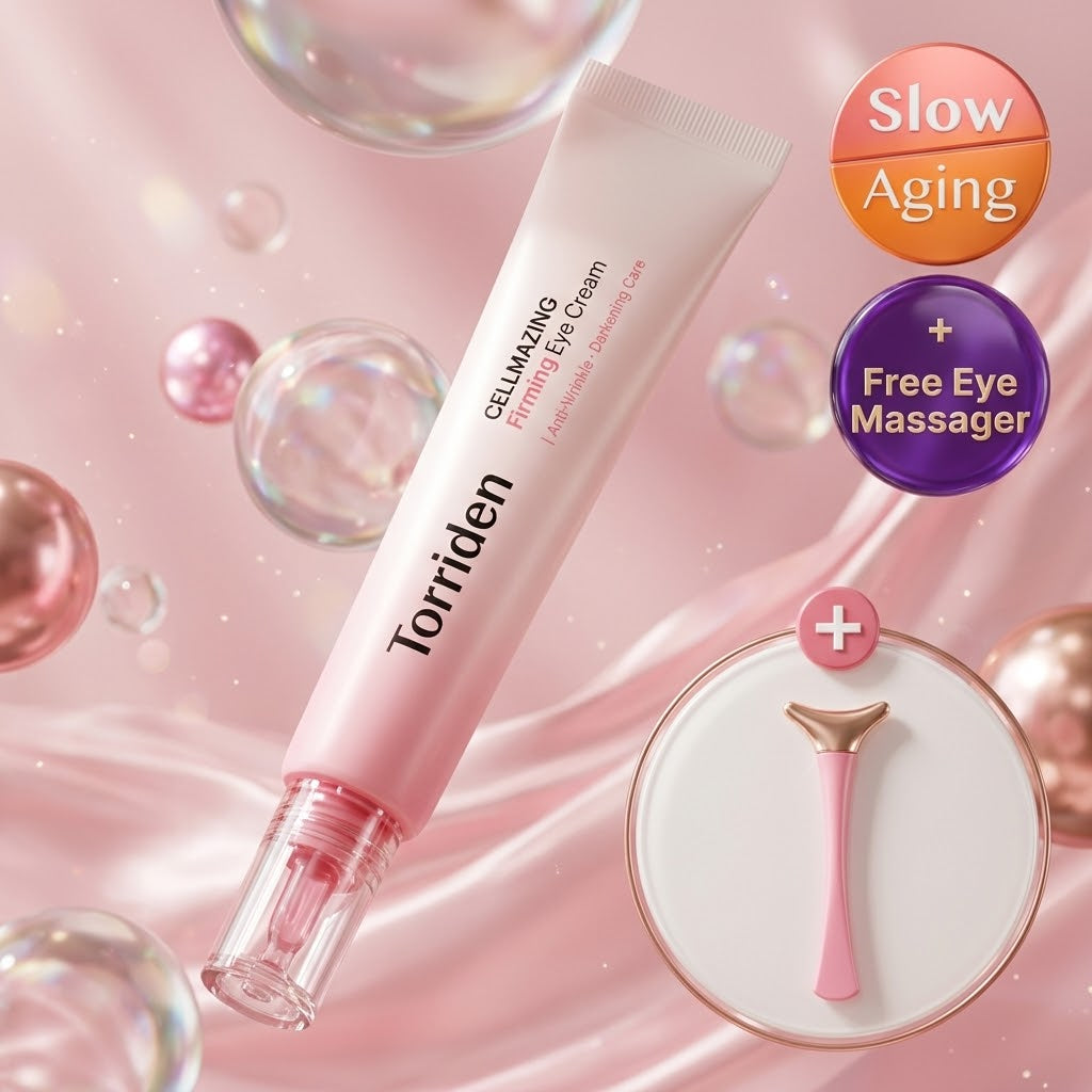 Torriden Cellmazing Firming Eye Cream 30mL Coffret spécial (+ Masseur yeux)