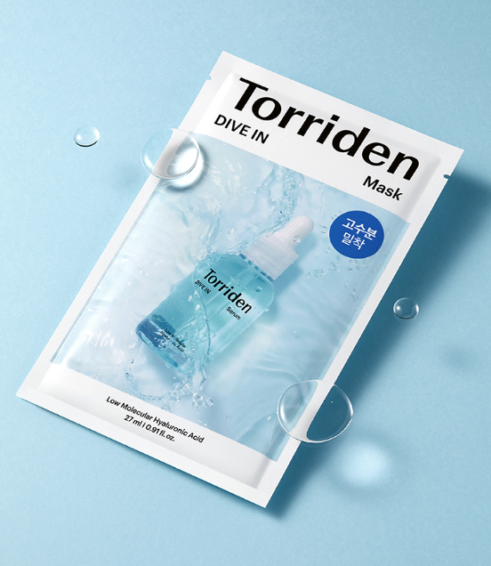 Torriden Dive-In Low Molecule Hyaluronic Acid Mask Sheet 10ea