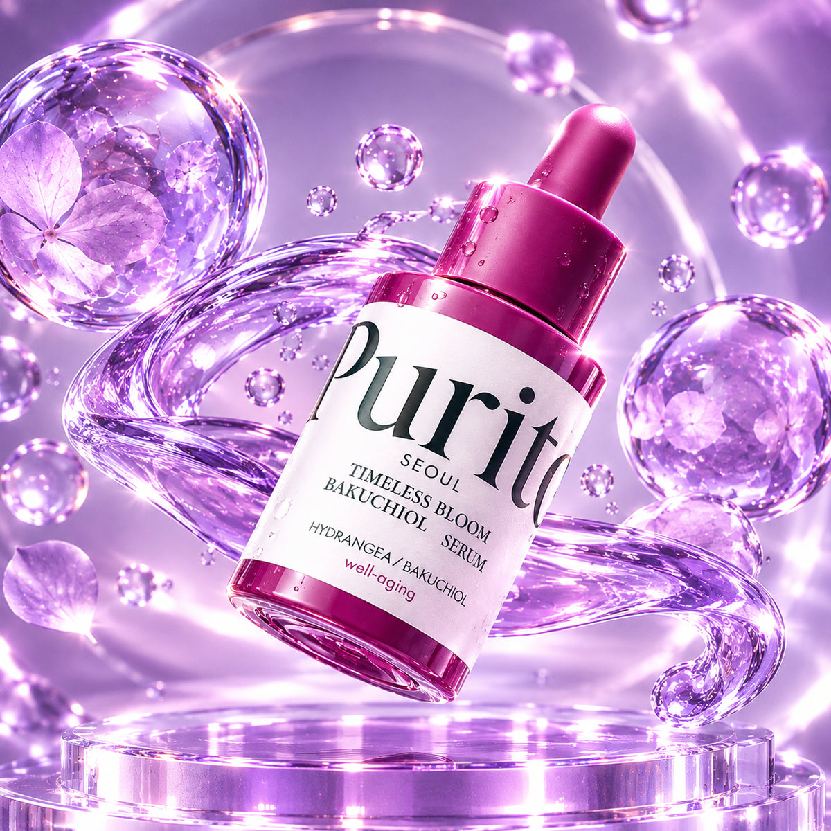 Purito Seoul Timeless Bloom Bakuchiol Serum 30ml
