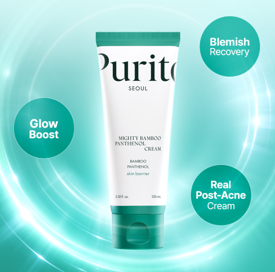 Purito Seoul Mighty Bamboo Panthenol Cream 100ml Duo Set (+15ml)
