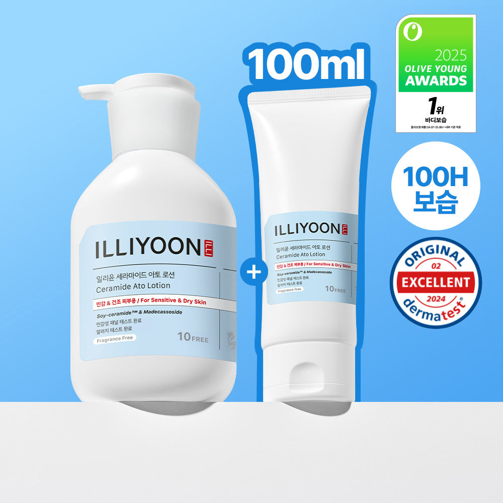 ILLIYOON Ceramide Ato Lotion 334mL (Set/Single)