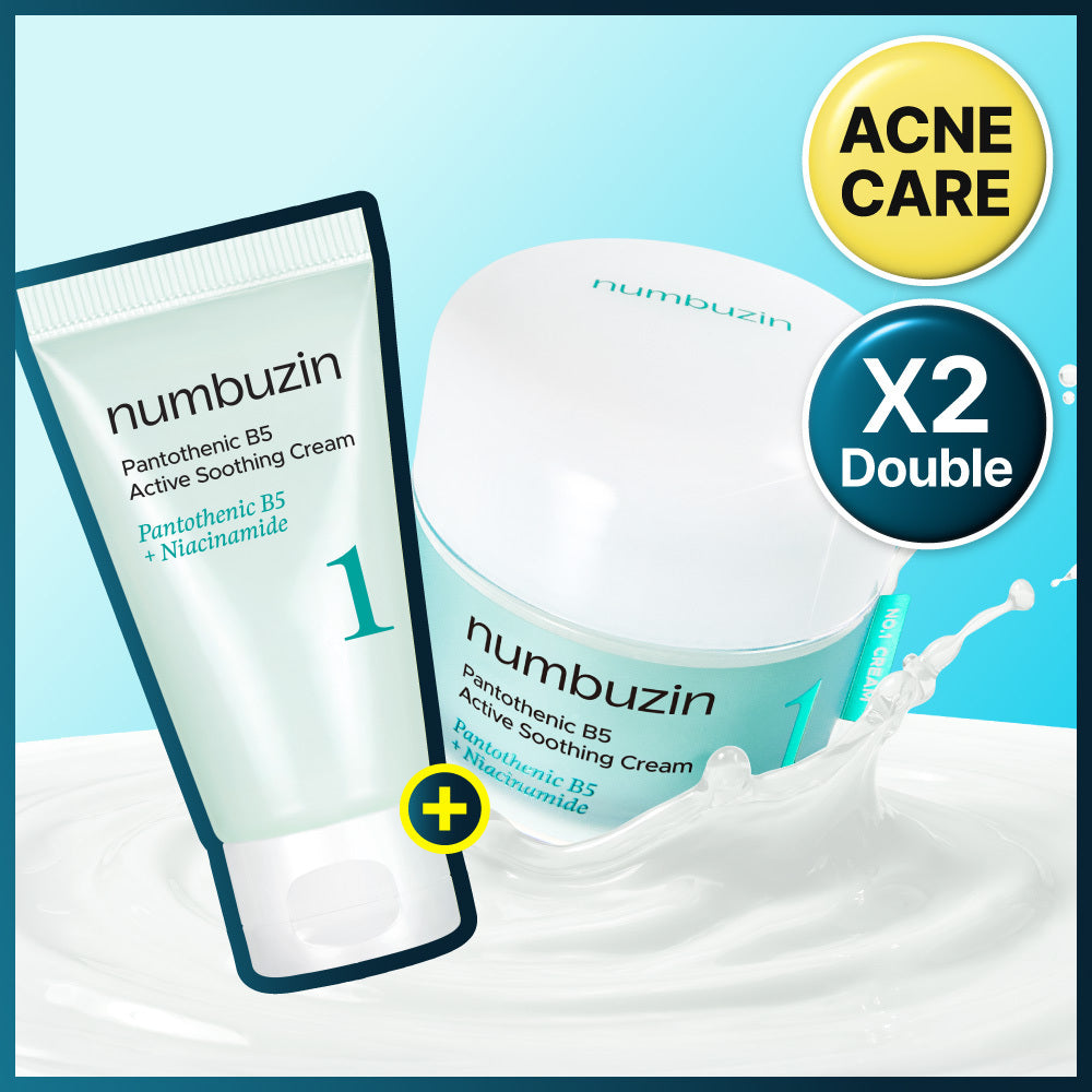 numbuzin No.1 Pantothenic B5 Active Soothing Cream 80ml Duo Set