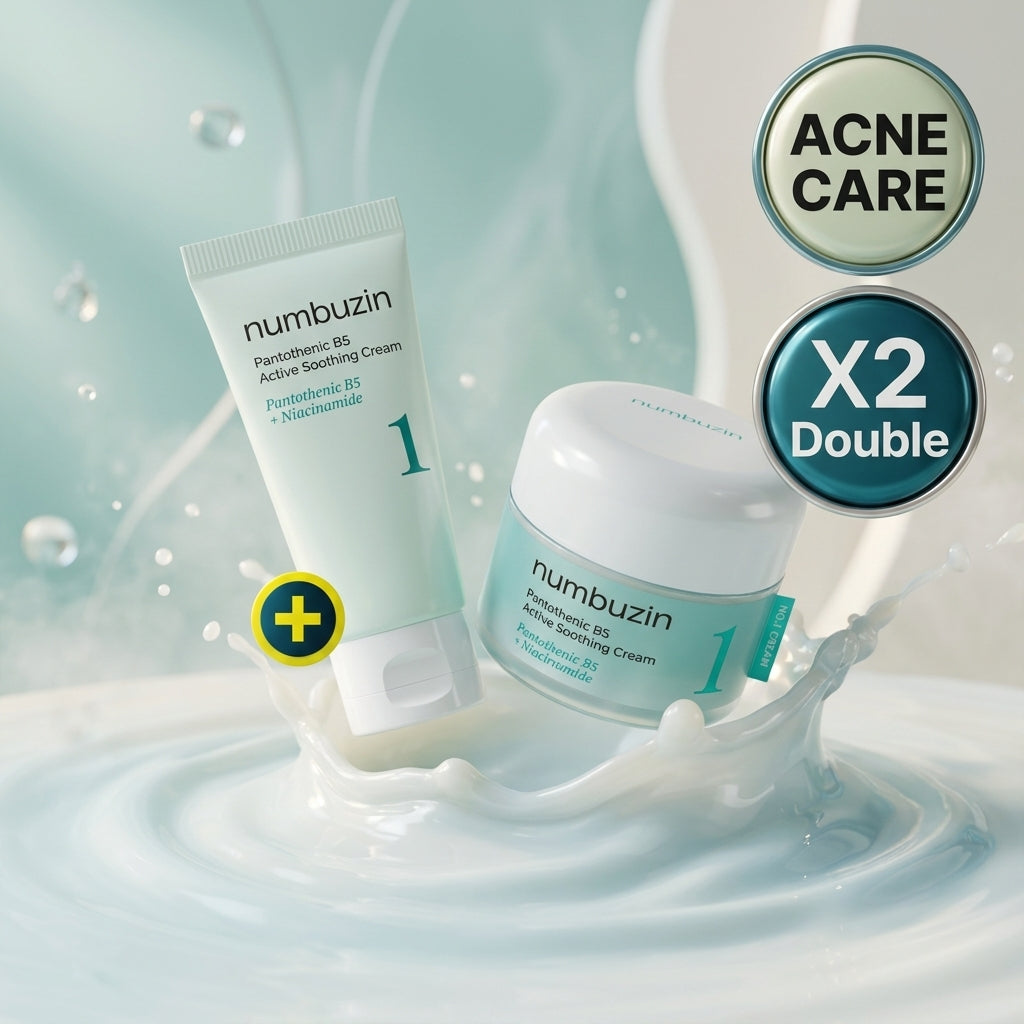 numbuzin No.1 Pantothenic B5 Active Soothing Cream 80ml Duo Set