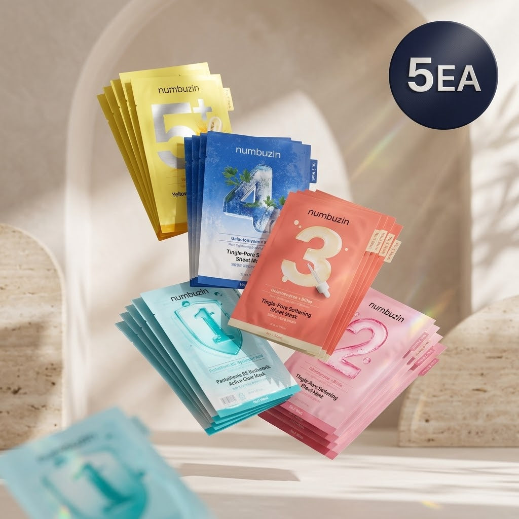 numbuzin No.1–5 Sheet Mask 5 feuilles (5 options)