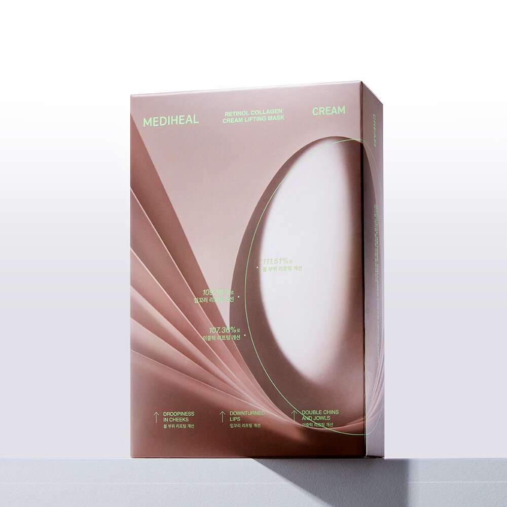 MEDIHEAL Retinol Collagen Cream Lifting Mask Sheet 4P