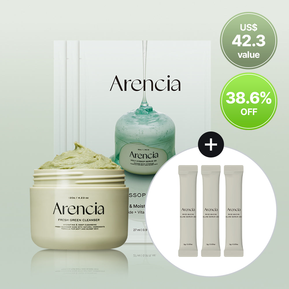 Arencia Fresh Green Cleanser Coffret soin spécial