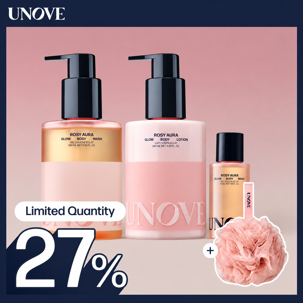 UNOVE Rosy Aura Body Care Set