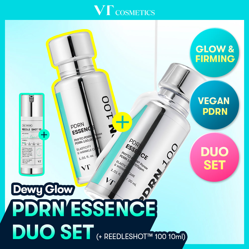 VT PDRN Essence 100 30mL Double Set (+Reedle Shot 100 10ml)