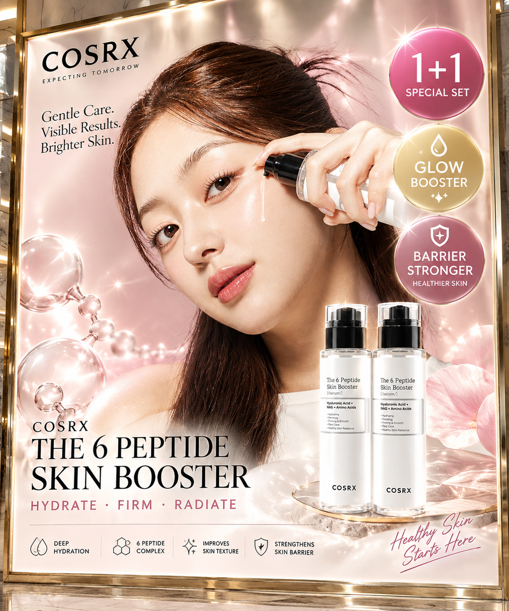 COSRX The 6 Peptide Skin Booster Serum Double Pack