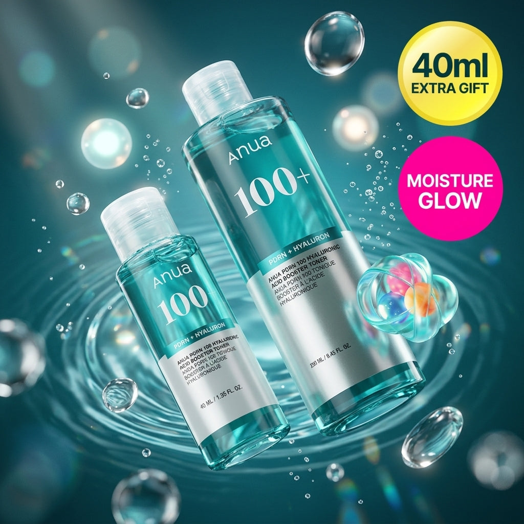 Anua PDRN 100 Hyaluronic Acid Booster Toner 250ml Set (+40ml)