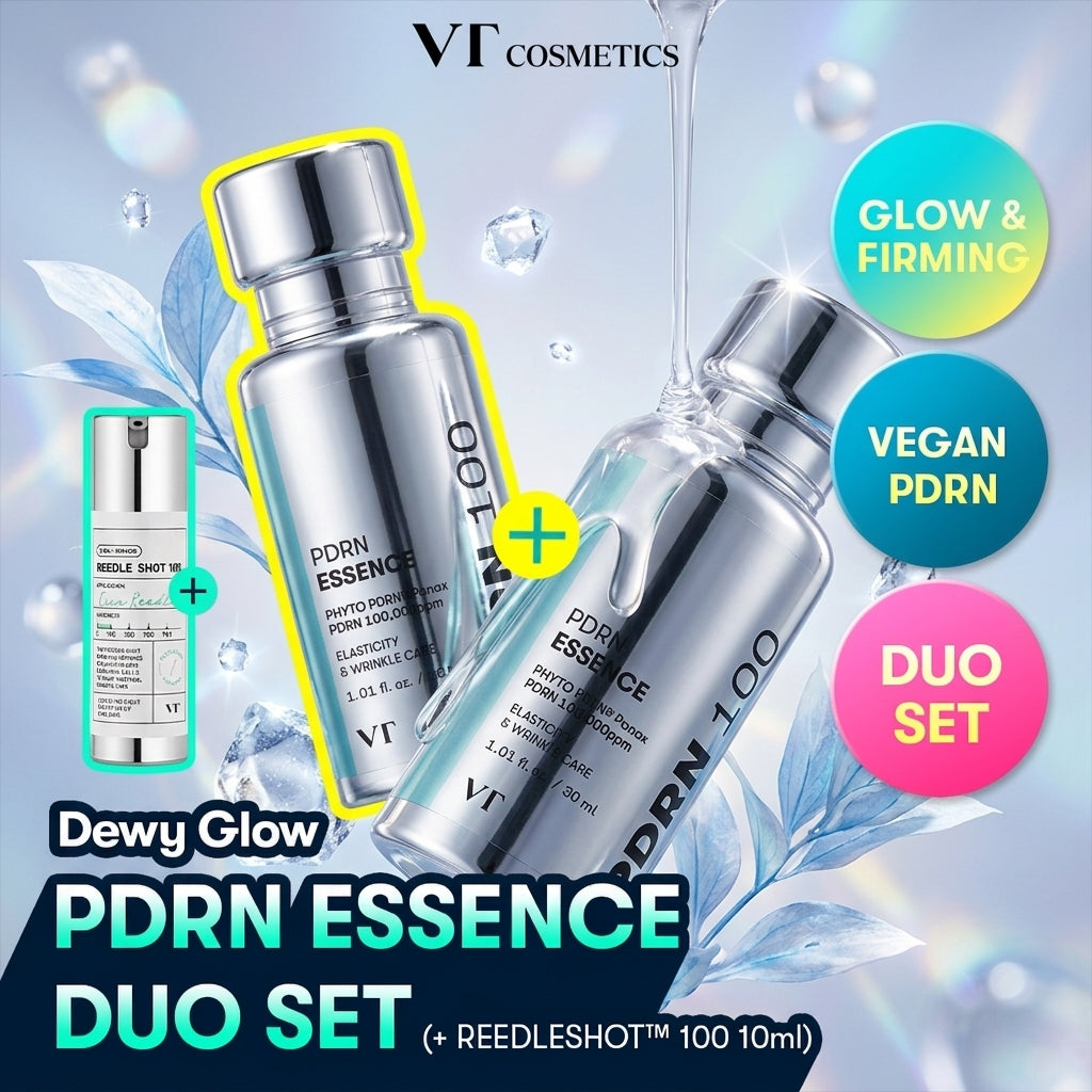 VT PDRN Essence 100 30mL Double Set (+Reedle Shot 100 10ml)