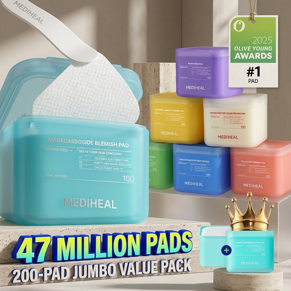 MEDIHEAL Toner Pad 100P Duo (6 options)