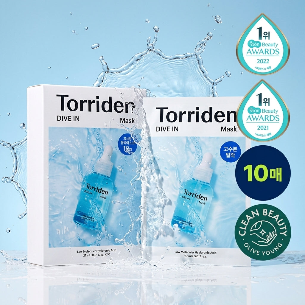 Torriden Dive-In Low Molecule Hyaluronic Acid Mask Sheet 10ea