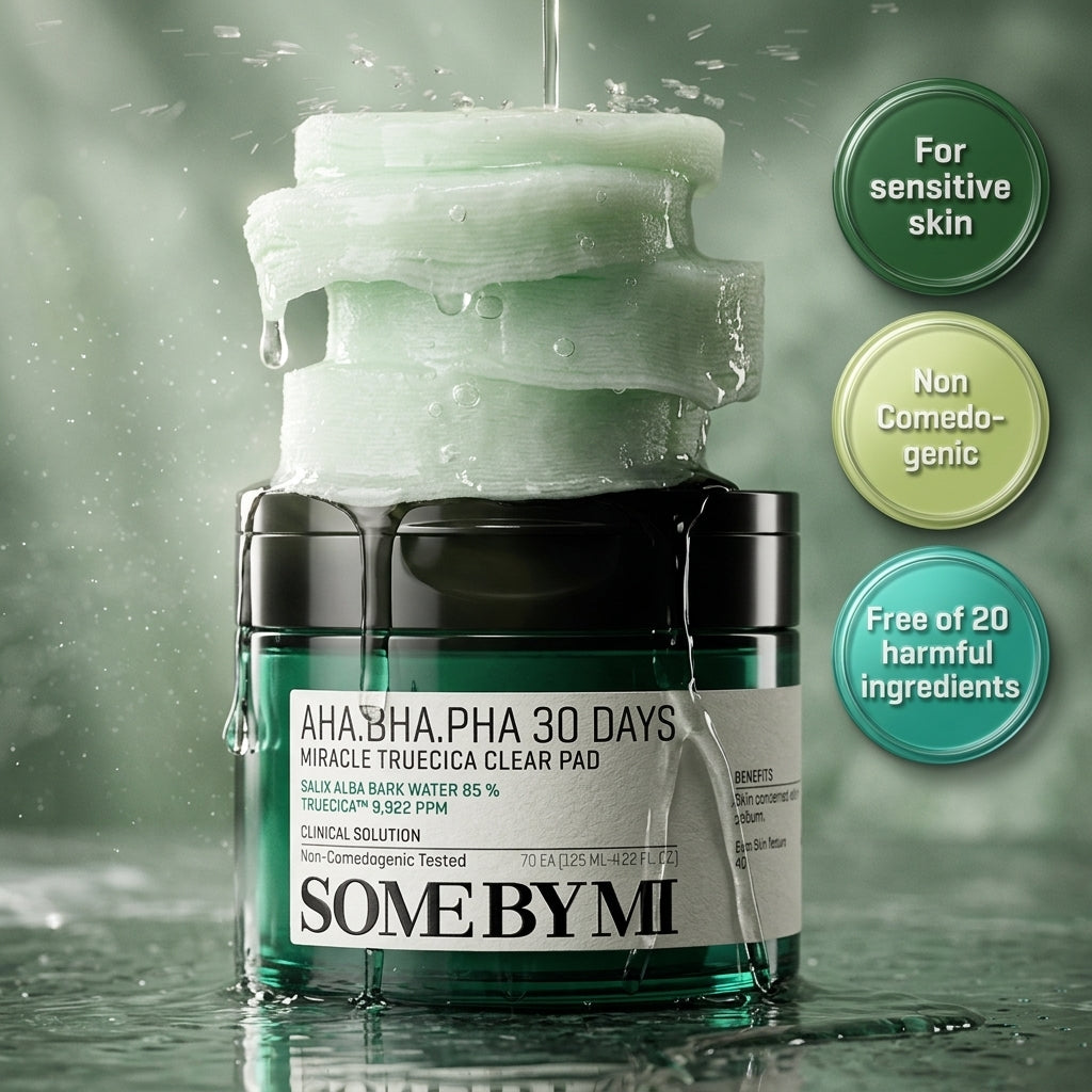 SOME BY MI AHA.BHA.PHA 30 Days Miracle True Cica Clear Pad 70ea